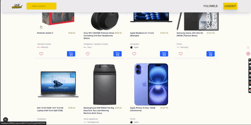 Storefront walkthrough